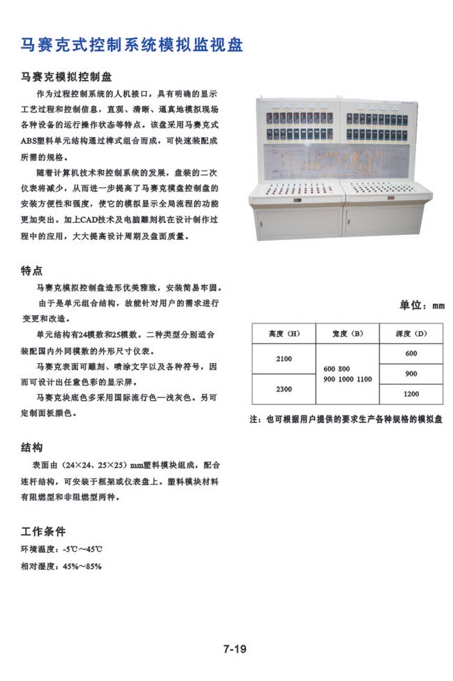 KSX系列 斜形顯示式控制臺